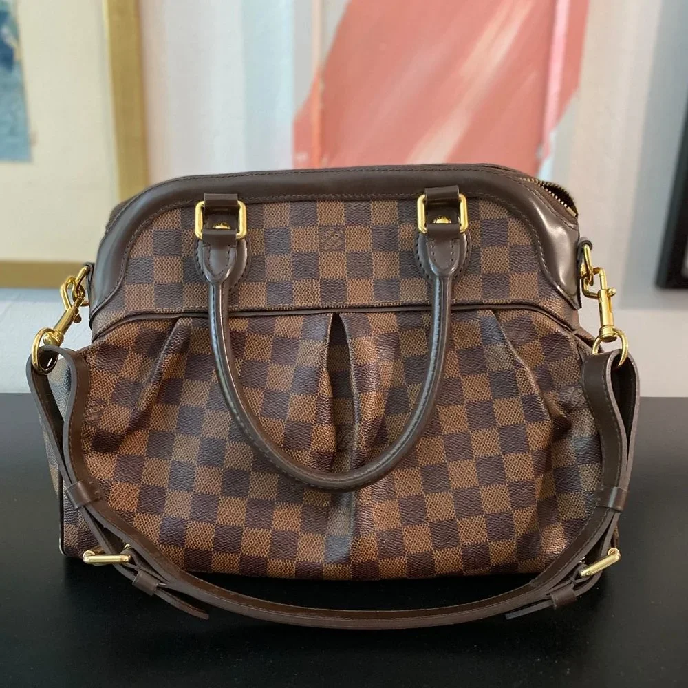 Louis Vuitton Trevi Pm Damier Ebene Leather Shoulder Bag - Picture 1 of 5
